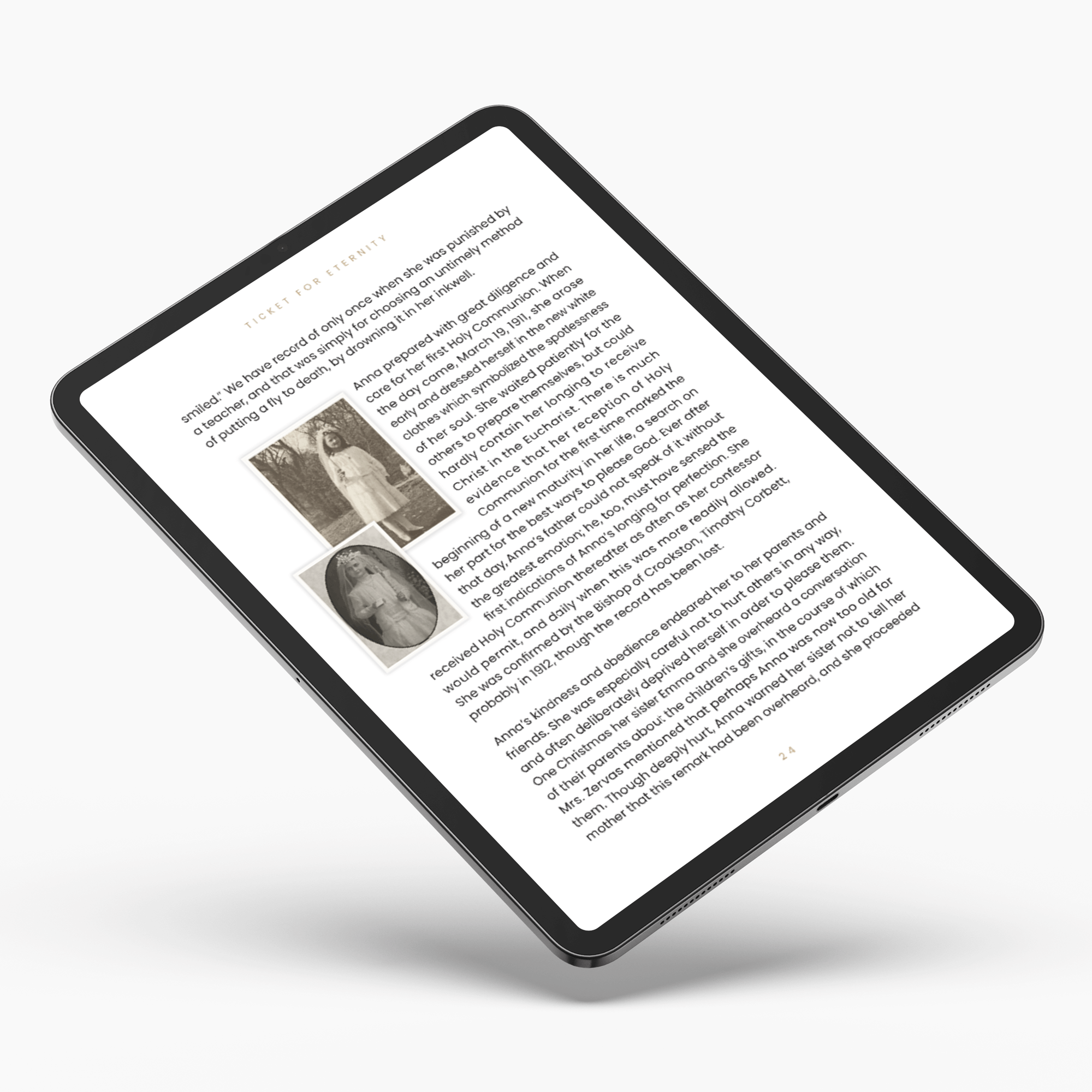 Ticket to Eternity eBook | Official Biography (Digital Download)