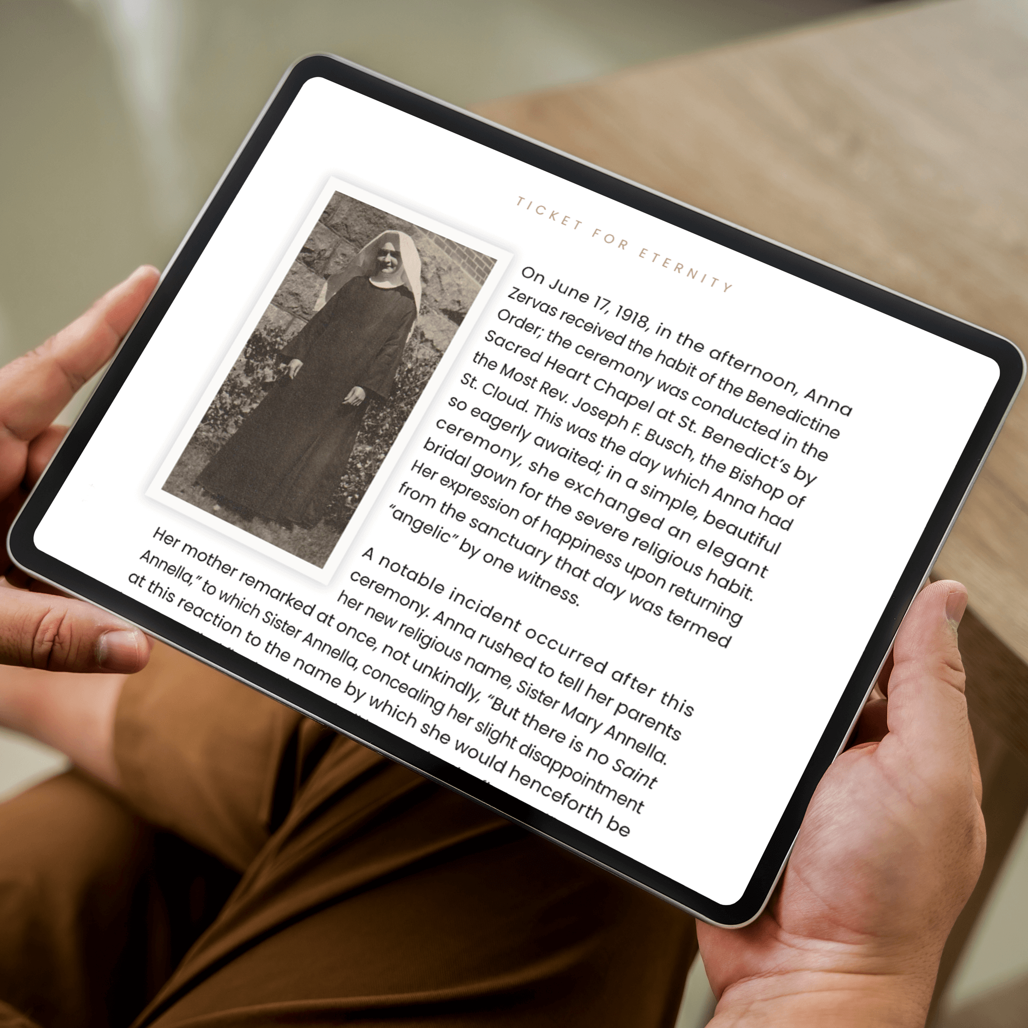 Ticket to Eternity eBook | Official Biography (Digital Download)