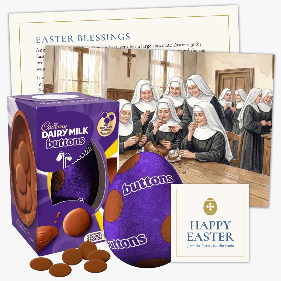 Chocolate Easter Egg + Prayer Card