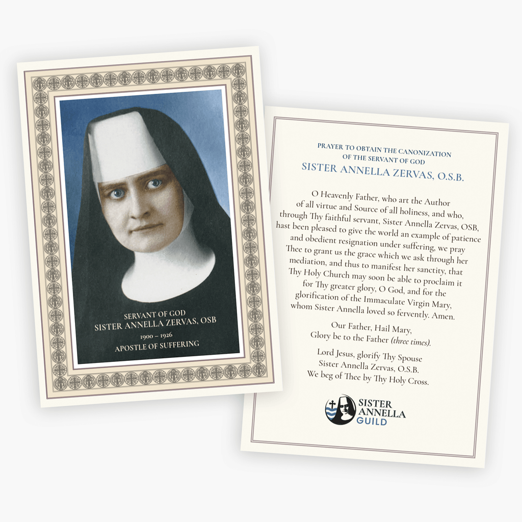 Decorative Sister Annella Prayer Card (Printed)