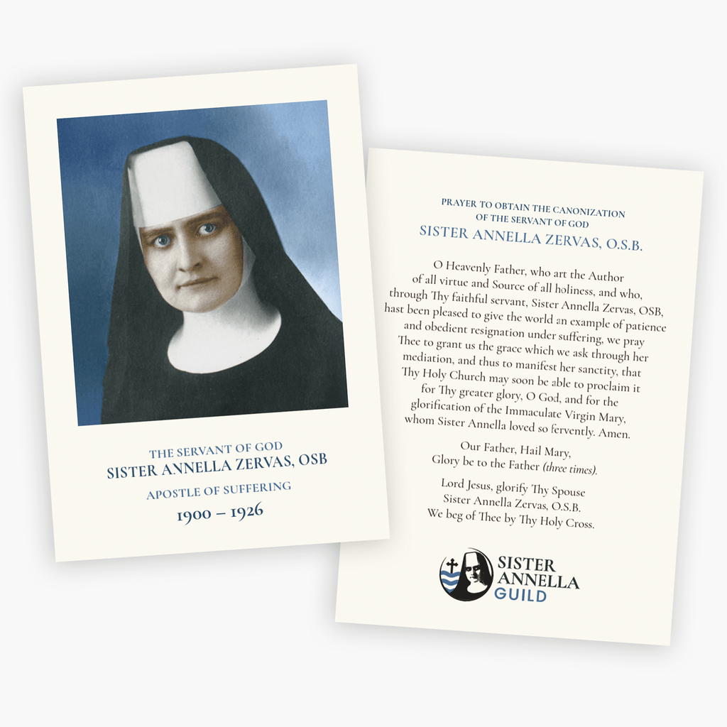 Simple Sister Annella Prayer Card (Printed)