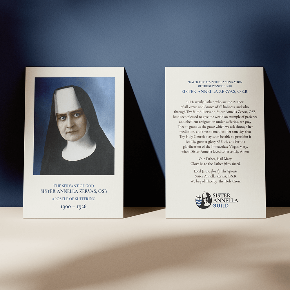 Simple Sister Annella Prayer Card (Digital Download)